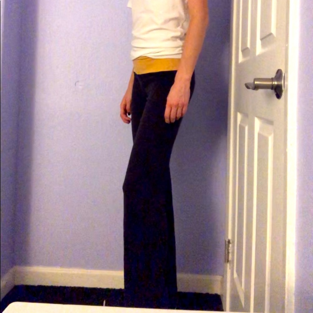 Soft, comfy black yoga pants